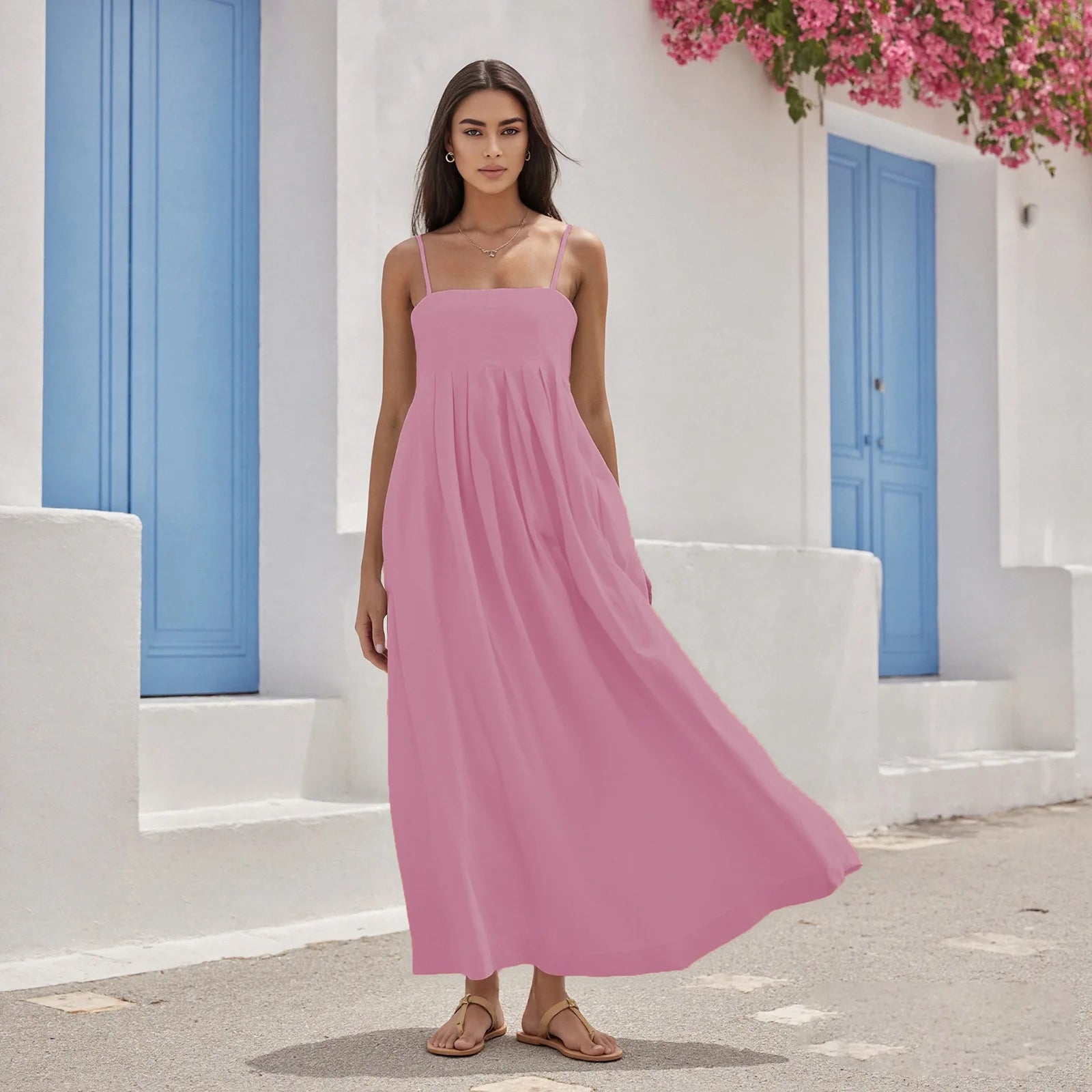 Casual Cotton Maxi Dress