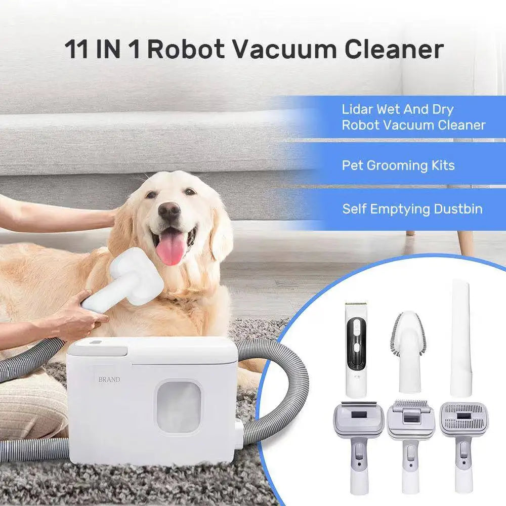 Robot vacuum and mop self charging