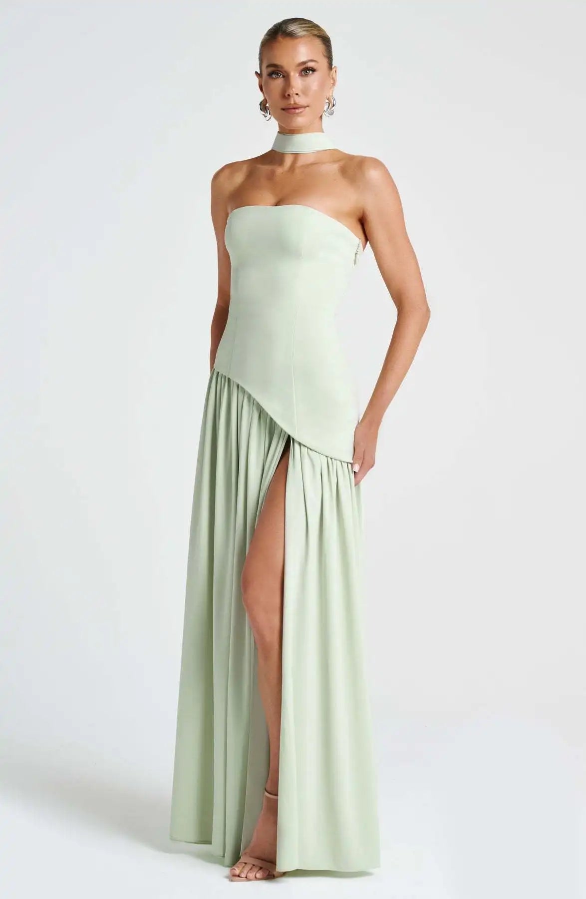 Sleeveless Summer Dress with Irregular Design