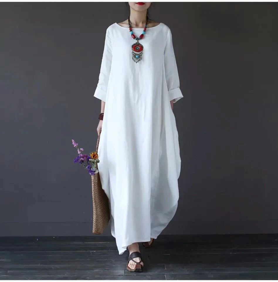 Long Linen Dress