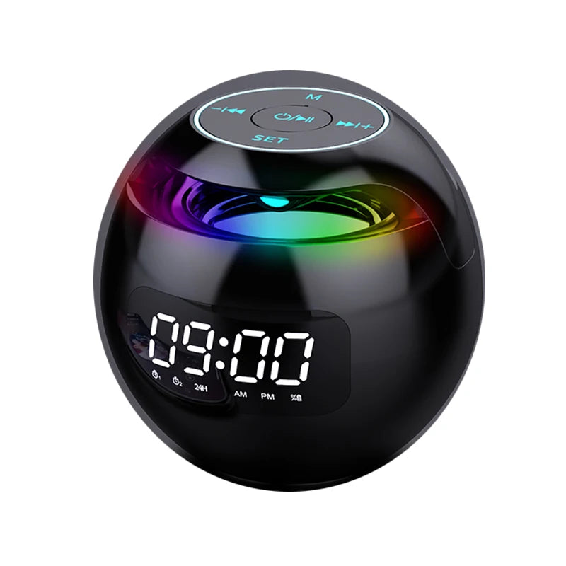 Bluetooth Speaker with Alarm Clock and LED Display