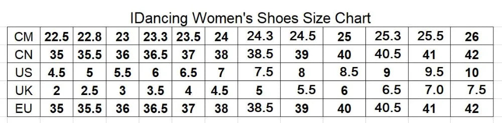 Women’s salsa shoes with rhinestones