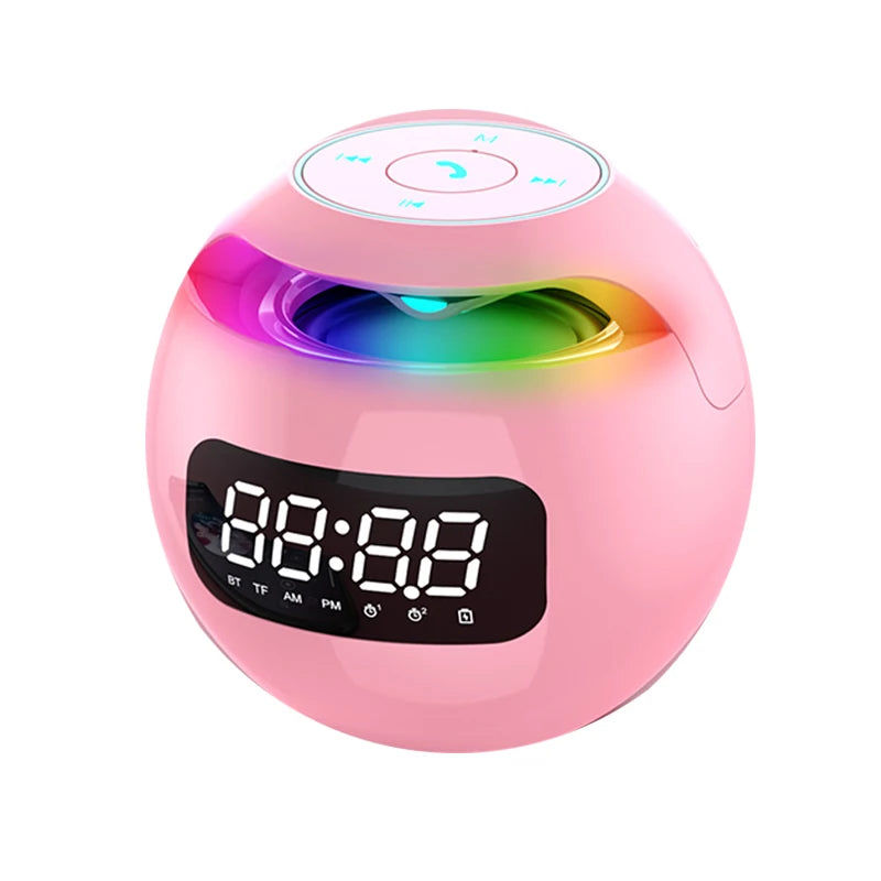 Bluetooth Speaker with Alarm Clock and LED Display