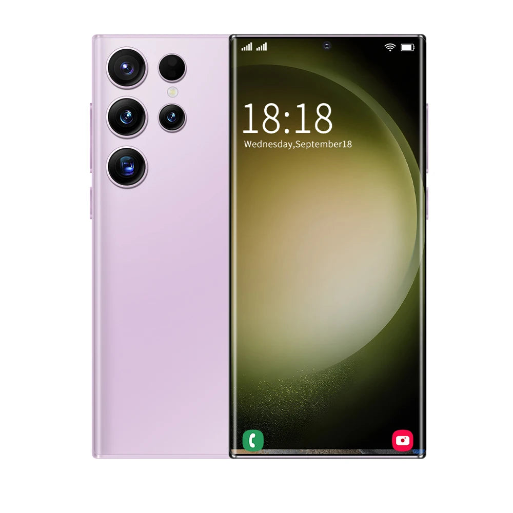 Android Smartphone S23 Ultra 5G - 6.8" Screen, 200MP Camera, Expandable Memory