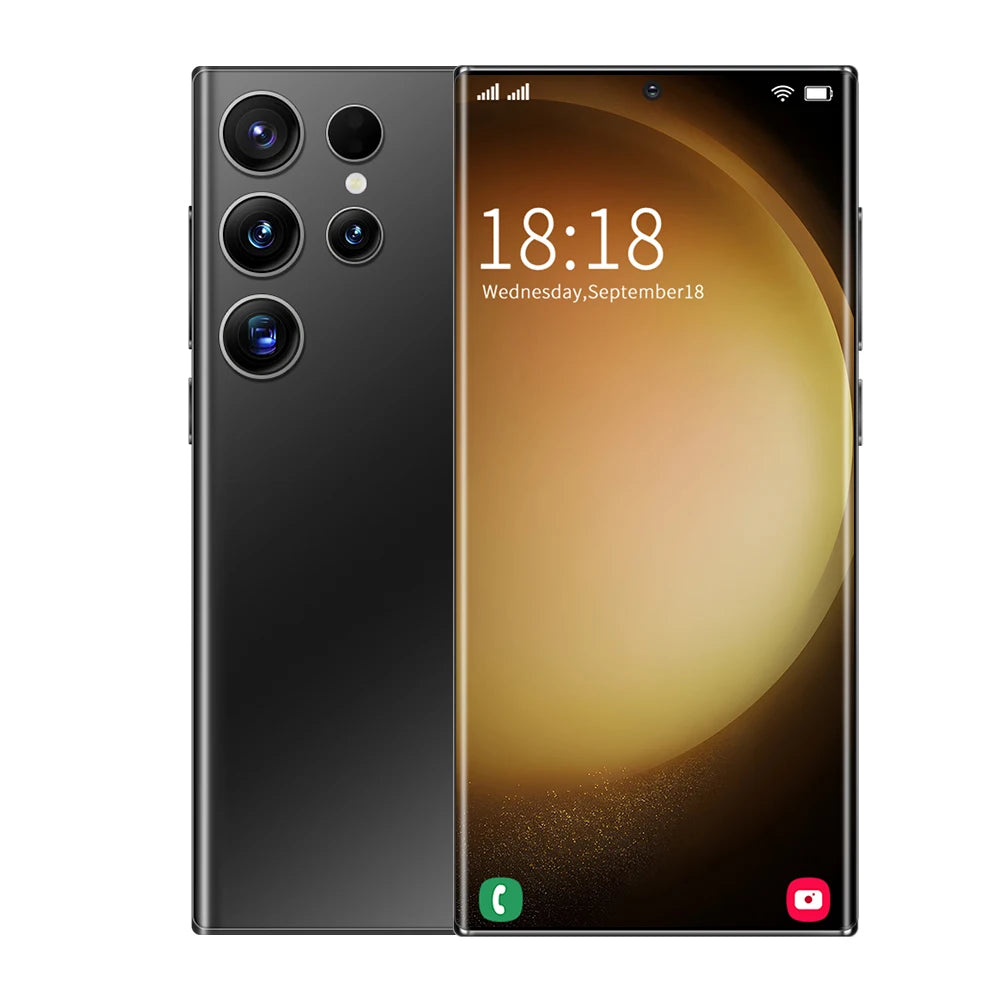 Android Smartphone S23 Ultra 5G - 6.8" Screen, 200MP Camera, Expandable Memory