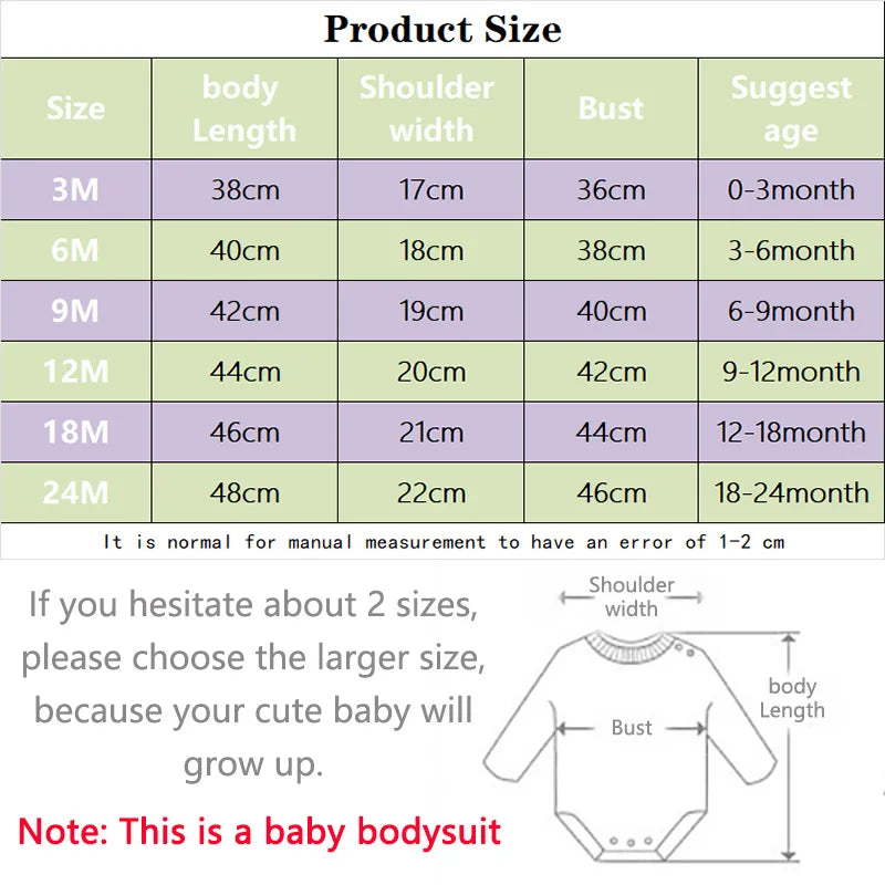 Baby bodysuit unisex infant jumpsuit