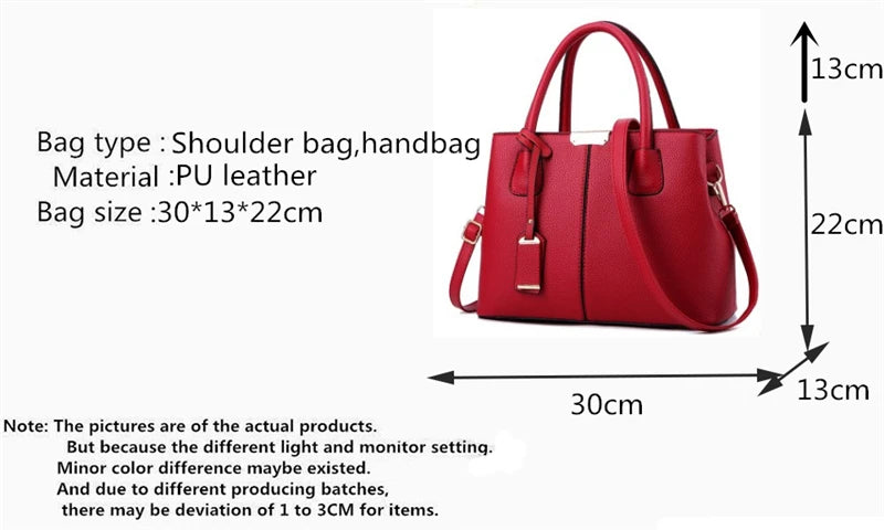 Women's Leather Handbags, Designer Style Shoulder Bag