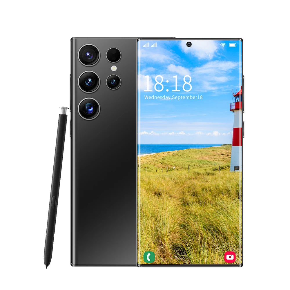 Android Smartphone S23 Ultra 5G - 6.8" Screen, 200MP Camera, Expandable Memory