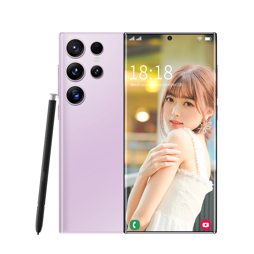 Android Smartphone S23 Ultra 5G - 6.8" Screen, 200MP Camera, Expandable Memory