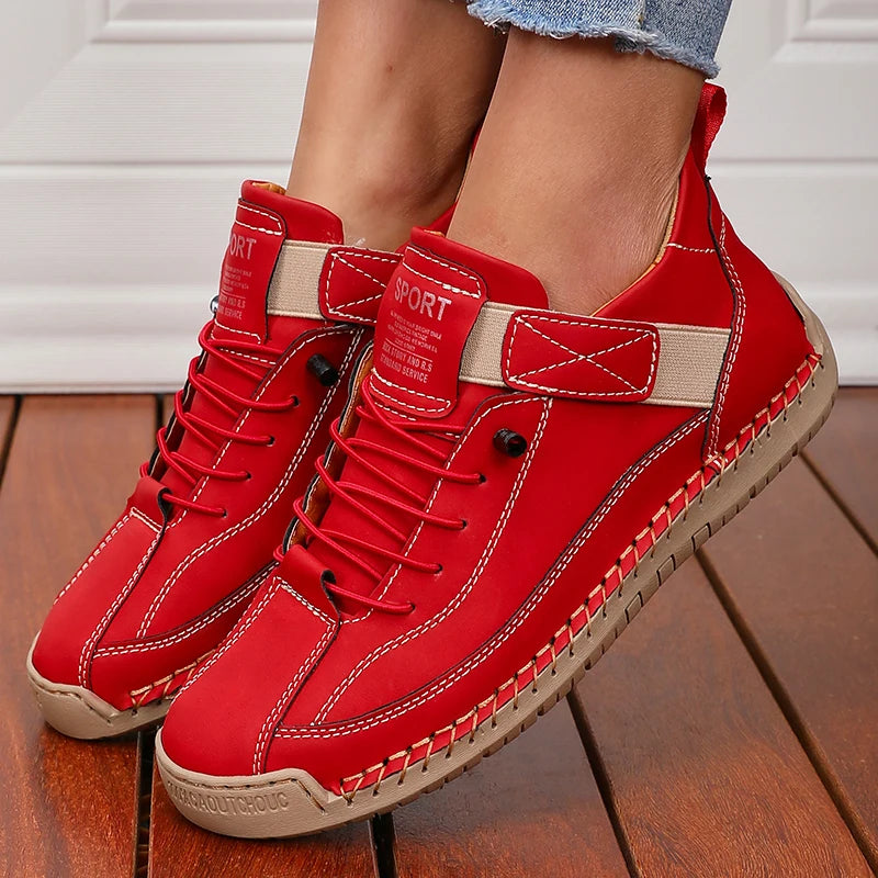 Women's Retro British Style Boots | Mid-Height Non-Slip Ankle Boots | Luxurious Design Work Shoes