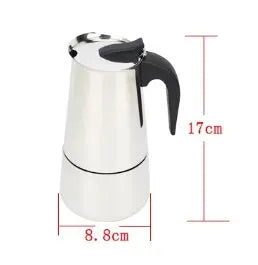 Italian espresso coffee maker moka pot