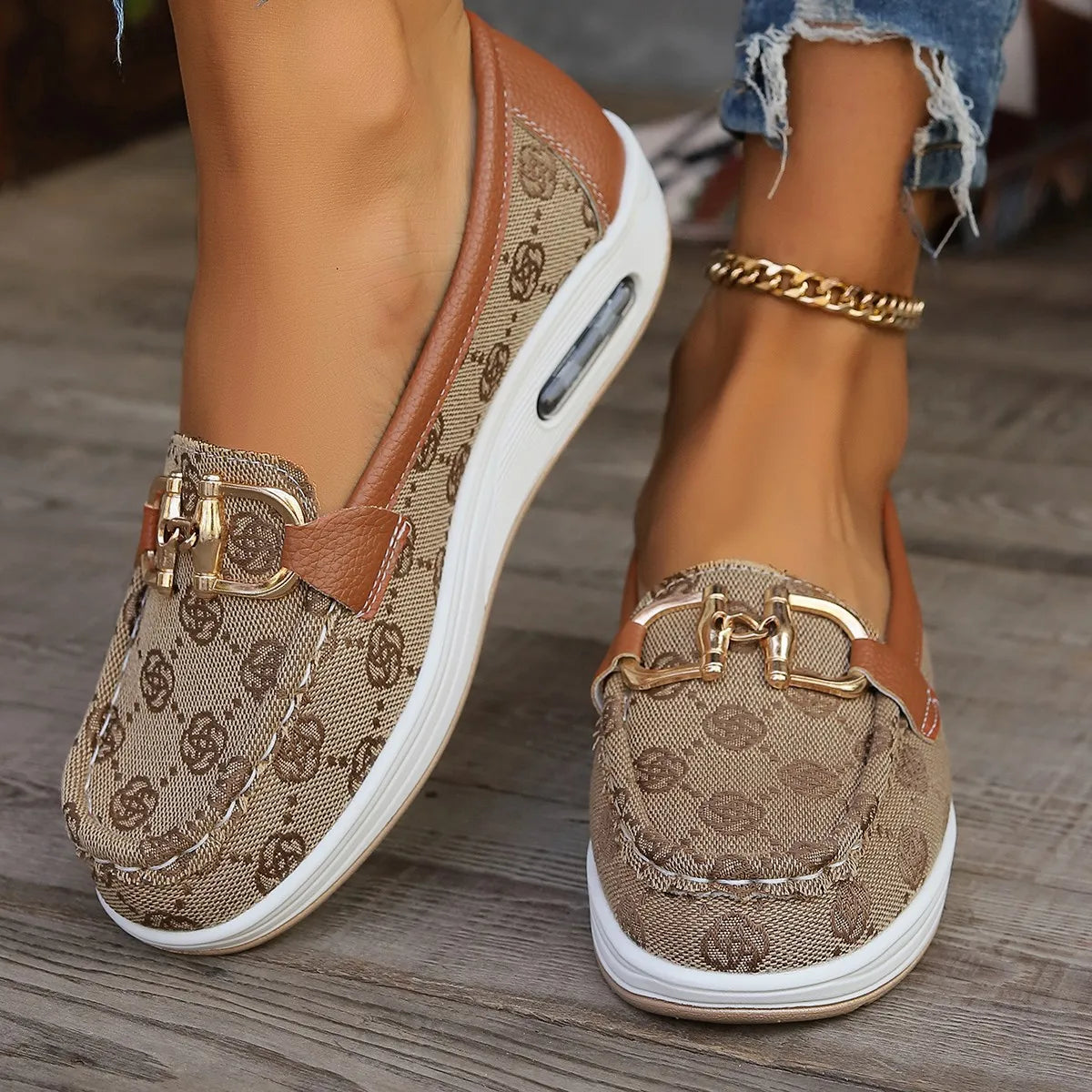 Womens Retro Casual Shoes | Round Toe Autumn Style