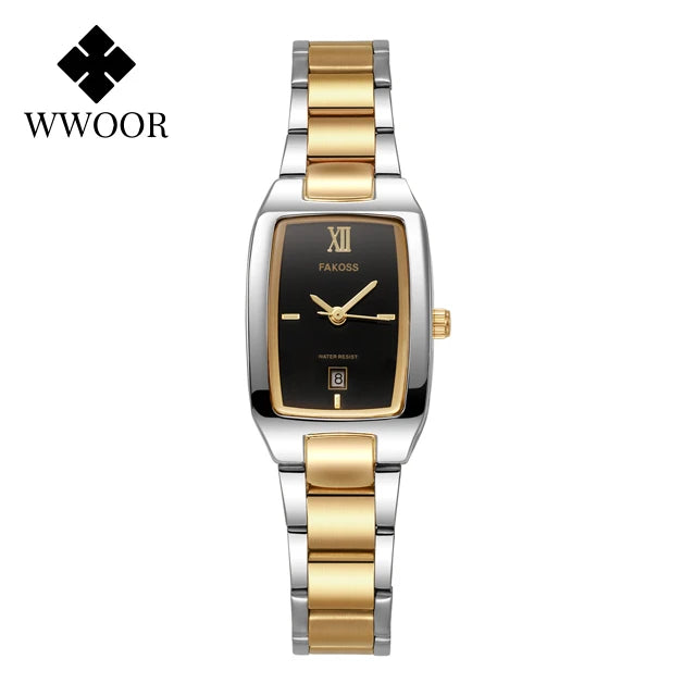 Women's White Stainless Steel Quartz Watch