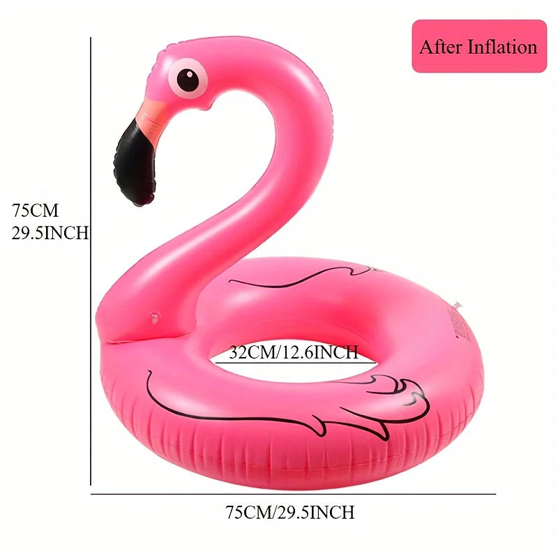 Inflatable Flamingo Pool Float for Adults - Ideal for Pool Parties, Relaxation & Beach Fun