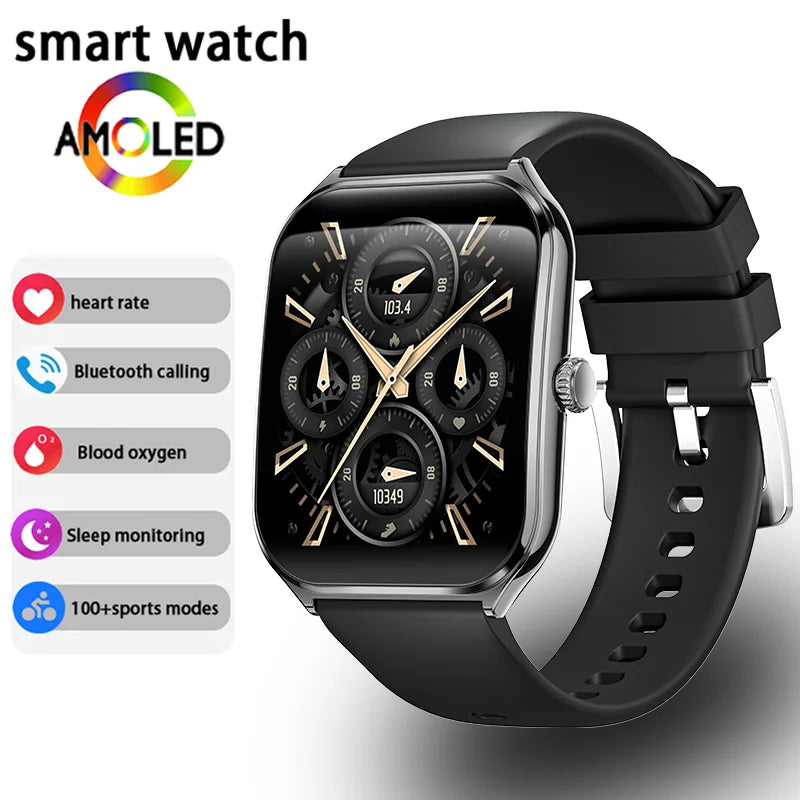 Ultra Thin Smartwatch with 1.96" AMOLED Display