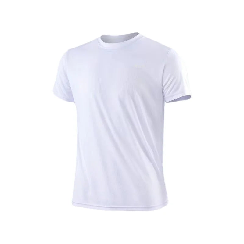 Men's Quick Dry Short Sleeve T-Shirt, Moisture Wicking for Running & Gym