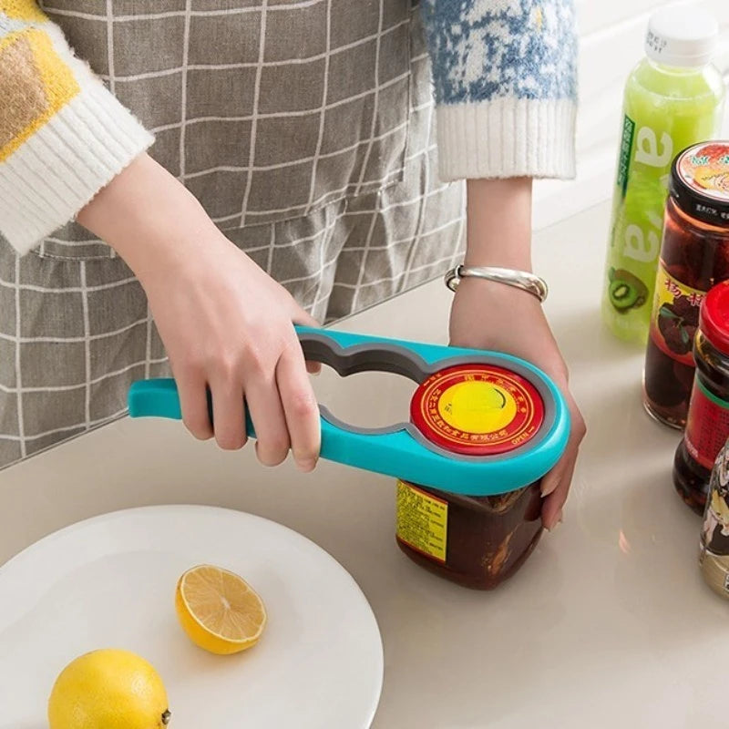 4 in 1 Jar Opener with Easy Grip Handle