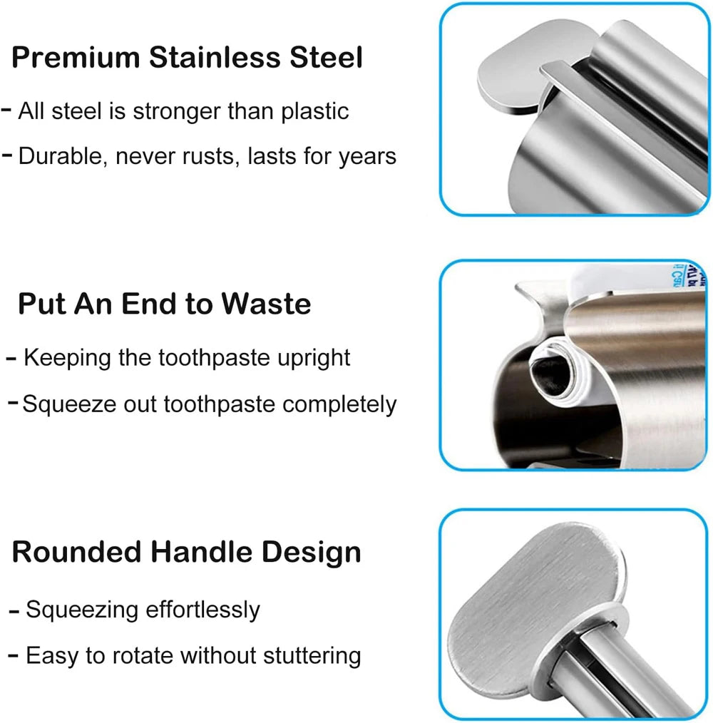 Toothpaste tube squeezer stainless steel