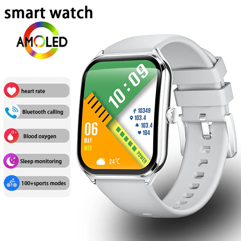 Ultra Thin Smartwatch with 1.96" AMOLED Display