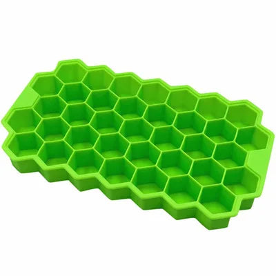 Honeycomb ice mold silicone tray