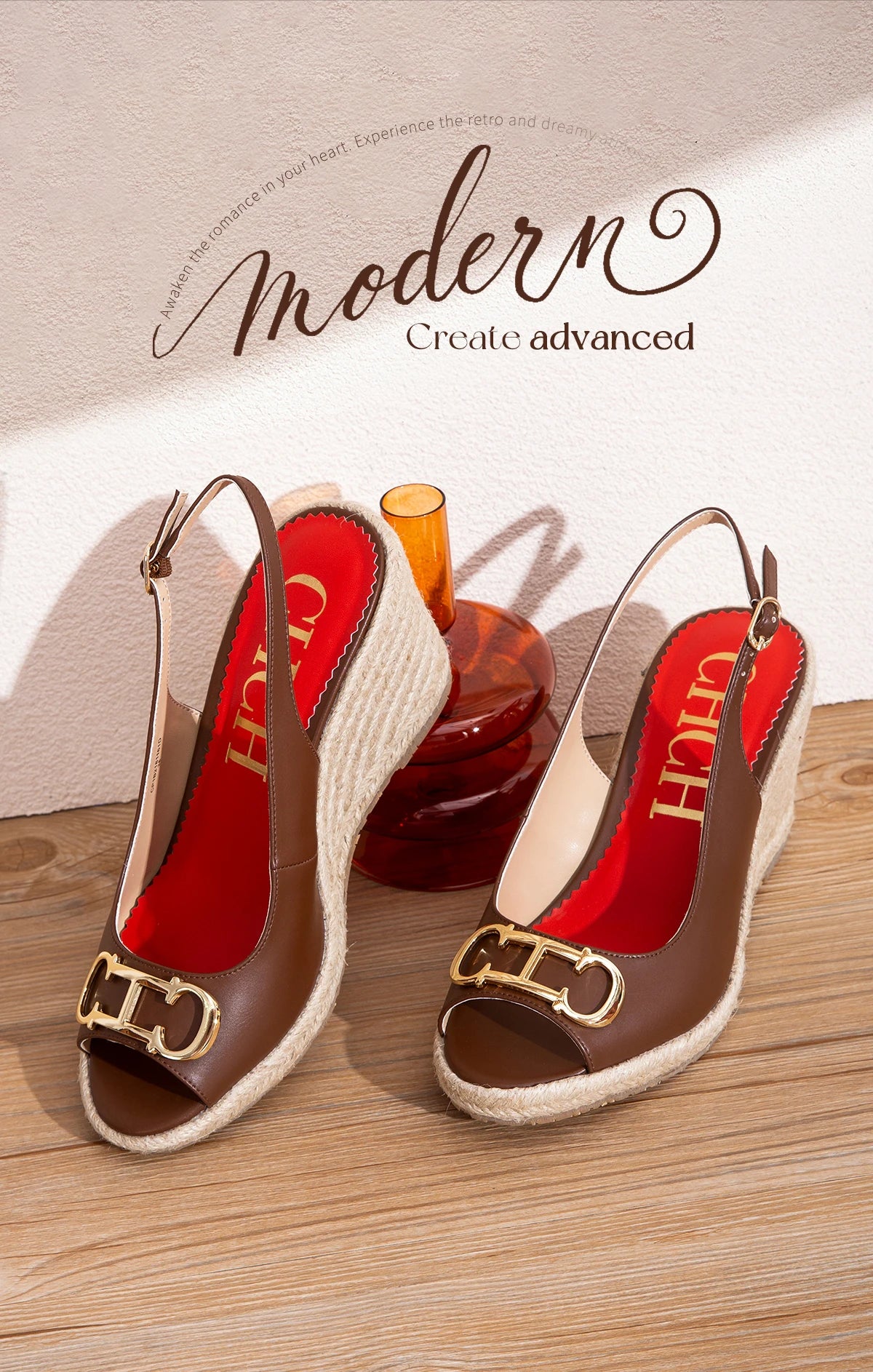 Women's wedge sandals | Open-toe platform summer shoes