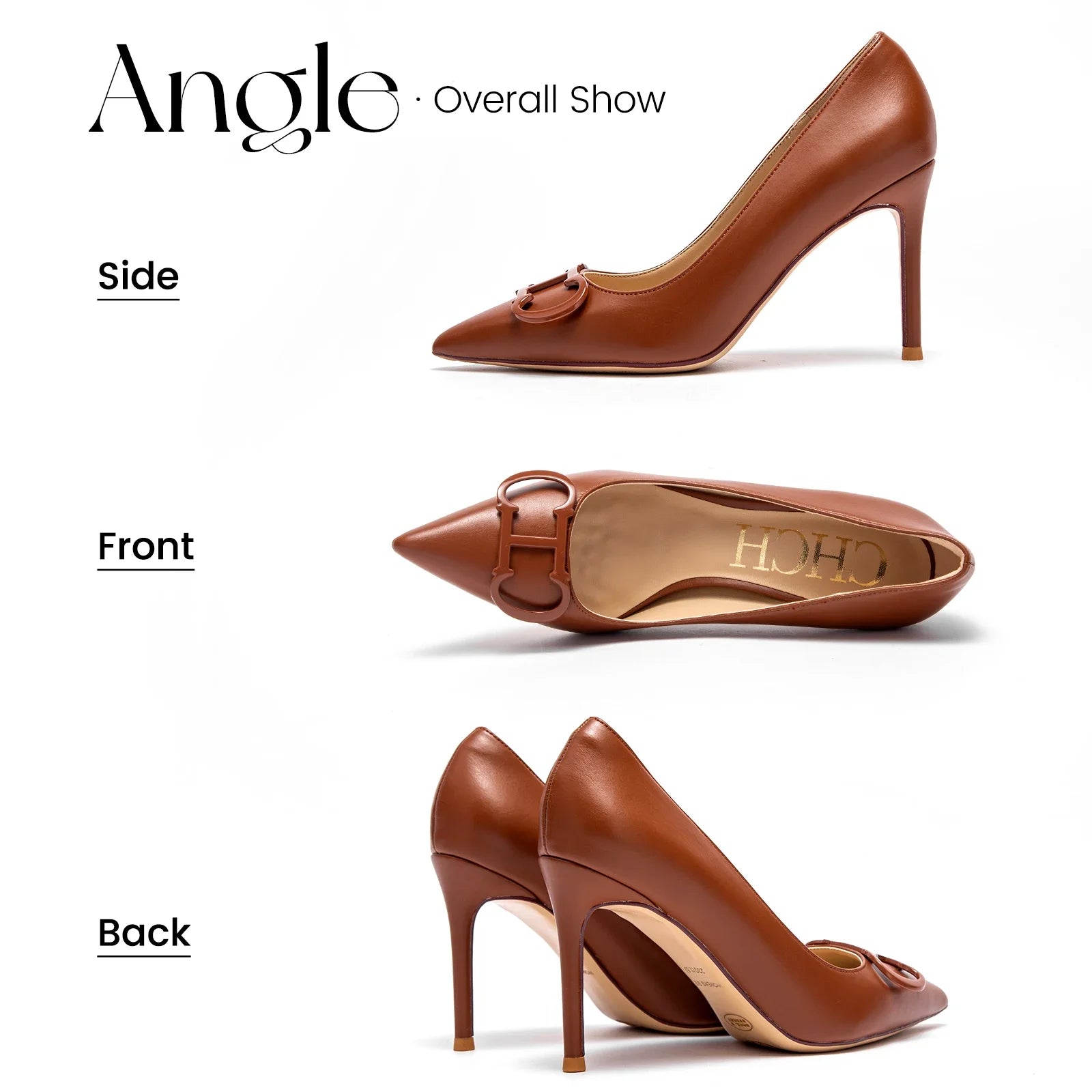 Women's Pointed Toe High Heels | Elegant Buckle Party Shoes