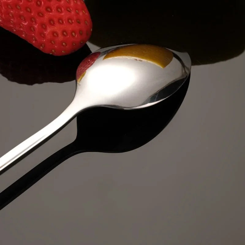 Cocktail Mixing Spoon (30cm) | Long Handle, Round Head, Stainless Steel | Bartender Tool for Drinks, Honey, Kitchen Use