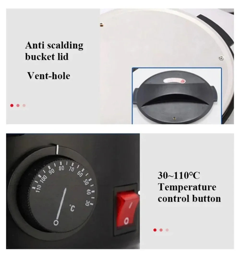 Wax Melting Pot (6/8/10L) | Stainless Steel Cauldron, Smokeless | for Making Candles, Soap, Creams | Home and Craft Supplies