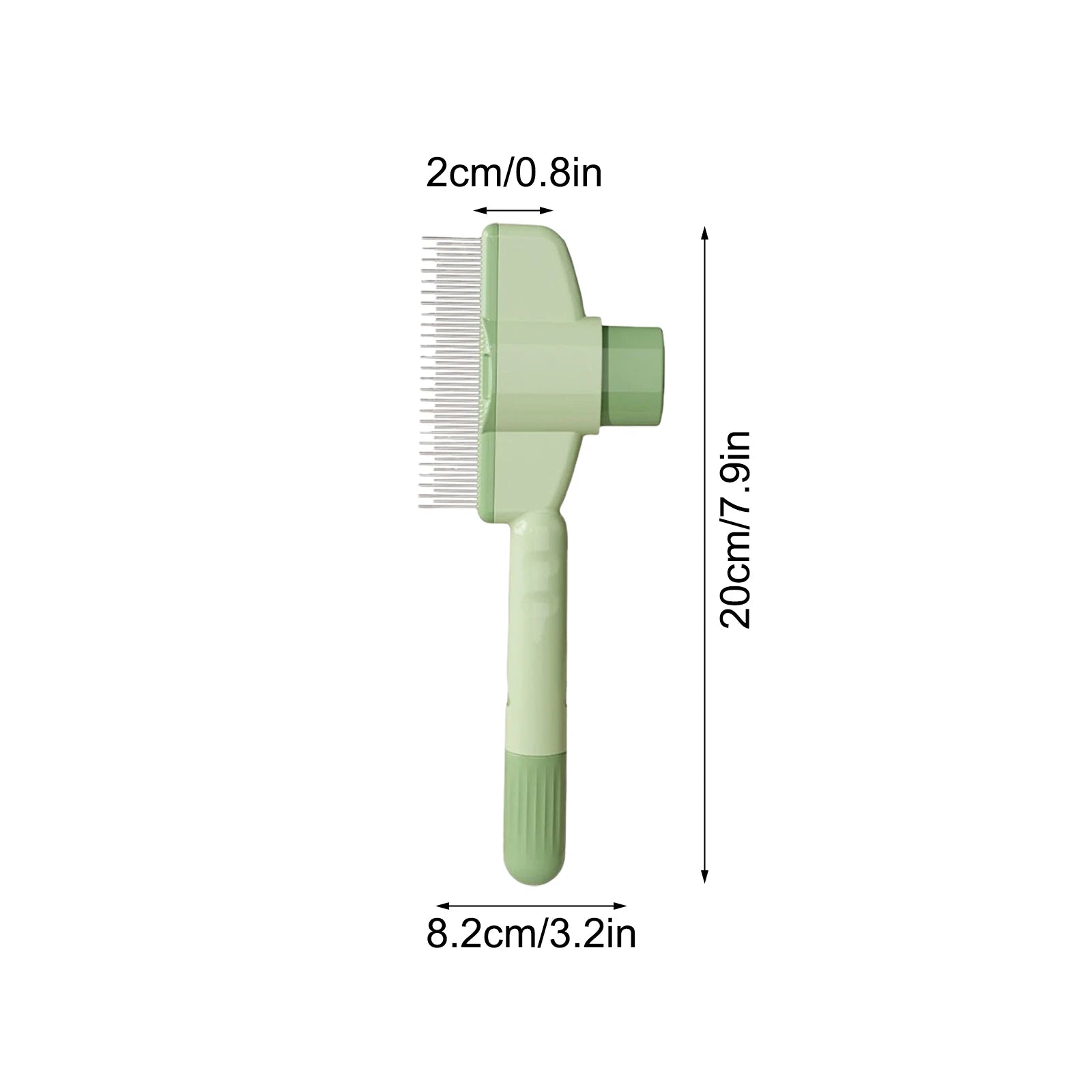 Self Cleaning Pet Deshedding Brush for Cats & Dogs with Long Hair