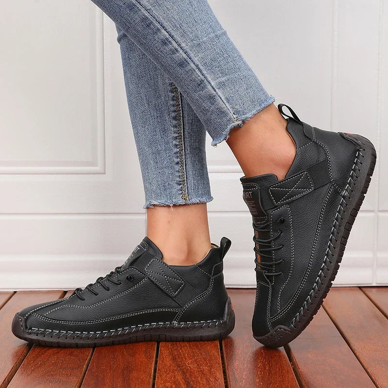 Women's Retro British Style Boots | Mid-Height Non-Slip Ankle Boots | Luxurious Design Work Shoes