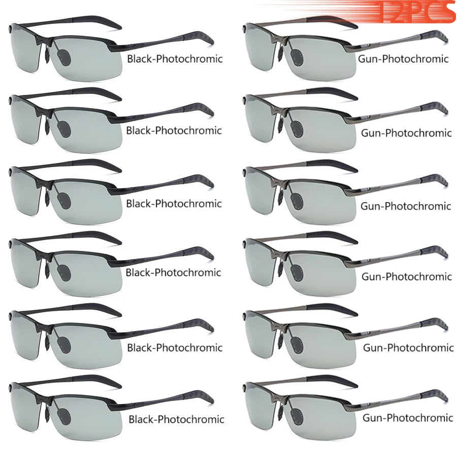 Men's Photochromic Sunglasses - Polarized with UV400 Protection