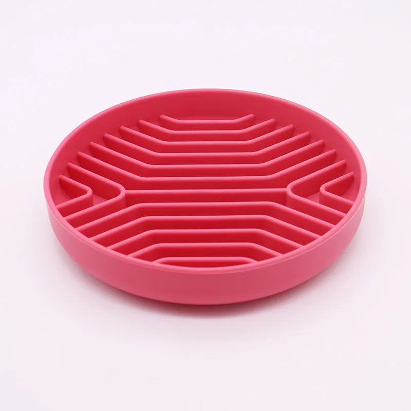 Pet Slow Feeder Bowl | Anti-Choke Anti-Vomit for Dogs Cats | Non-Slip Silicone Mat for Fast Eaters