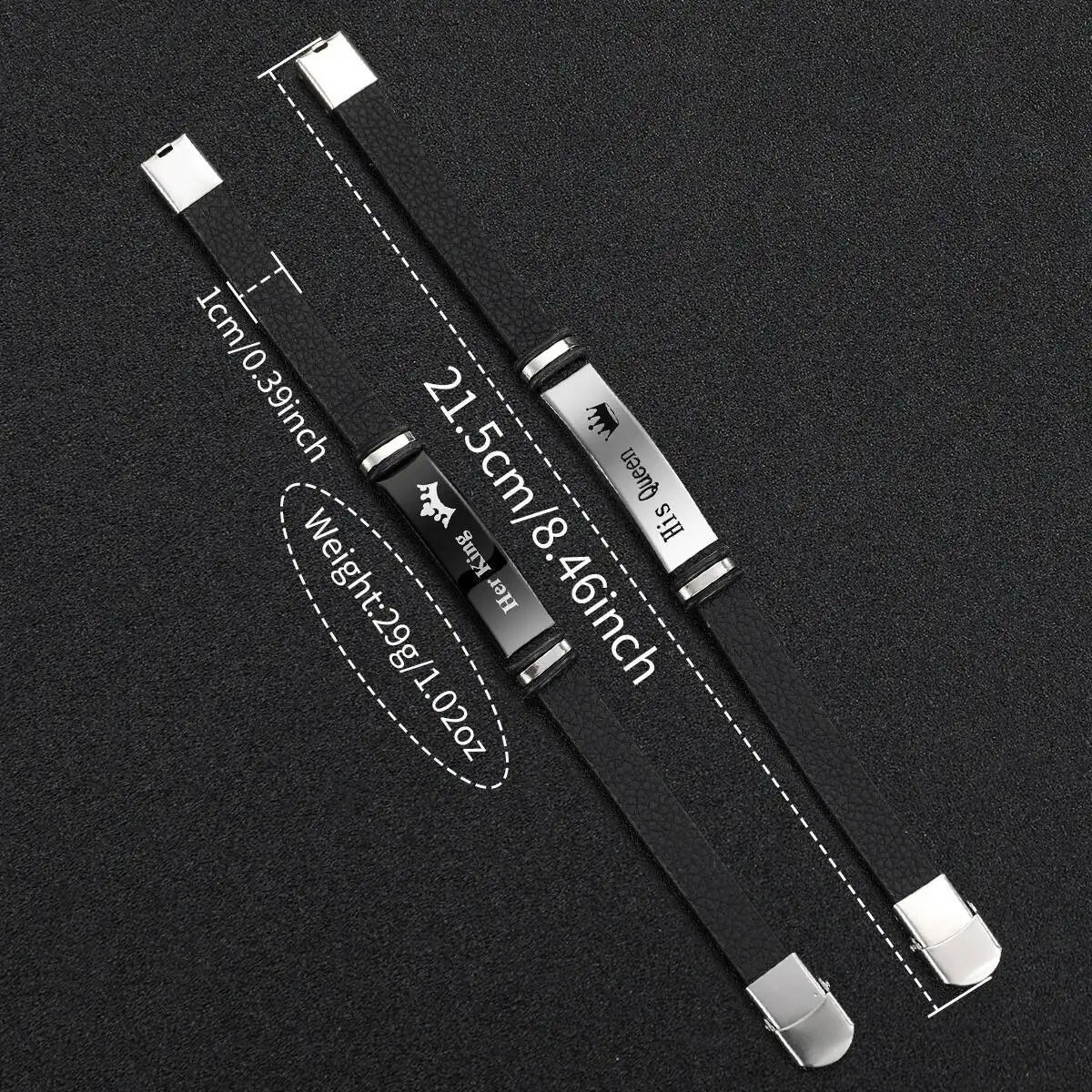 Couple watch set stainless steel bracelets