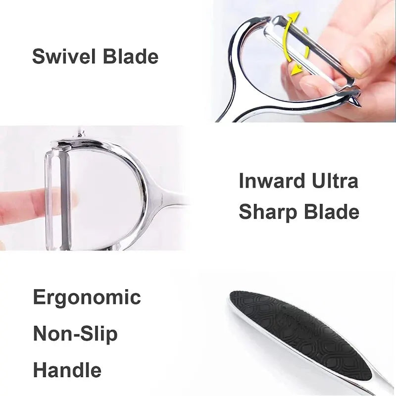 Stainless steel vegetable peeler kitchen tool