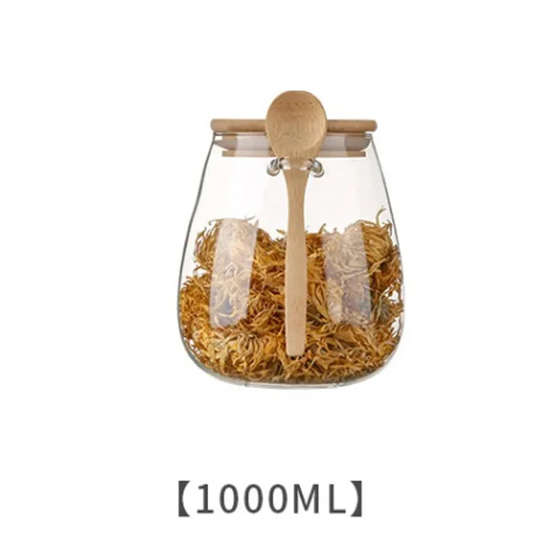 Glass Jar with Airtight Lid