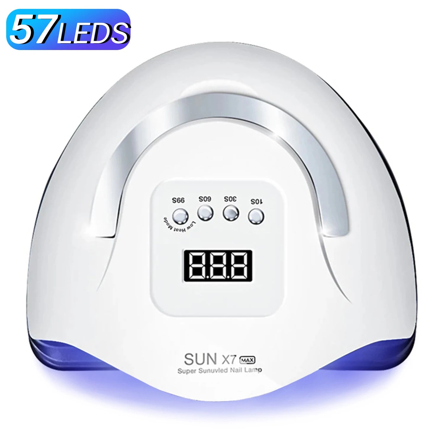 UV LED Nail Lamp 380W, Compatible with All Gel Polishes for Home & Salon Use