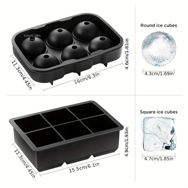 Silicone ice mold flexible ice tray