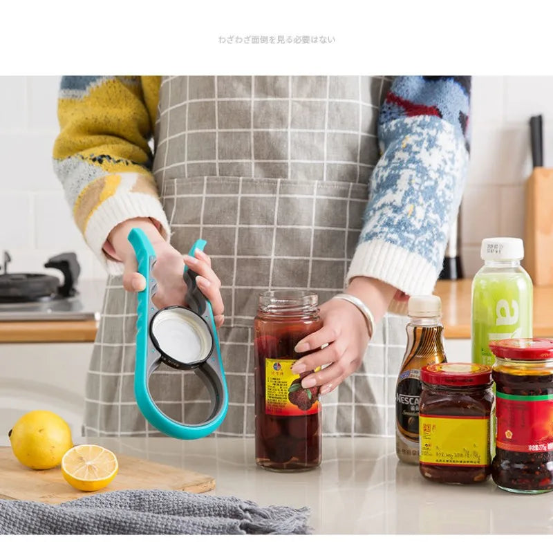 4 in 1 Jar Opener with Easy Grip Handle