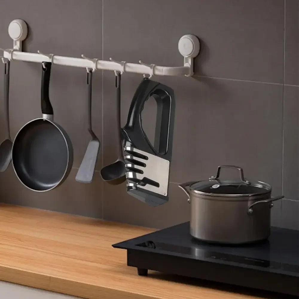 Kitchen knife sharpener 4-stage design