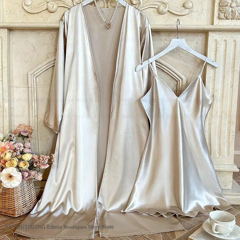 Bridal Wedding Robe | Rayon Bathrobe, Pajama Set, Kimono