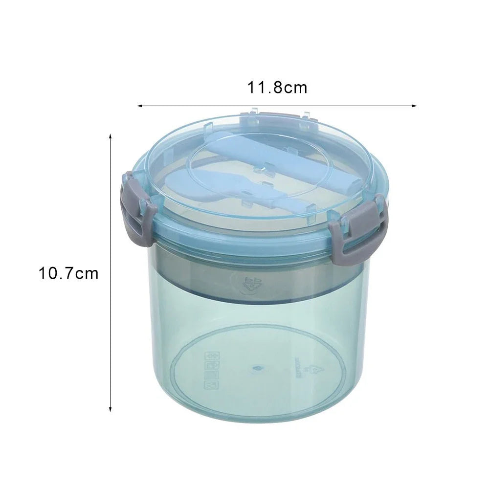 Portable and Multipurpose Airtight Two-Tier Food Container