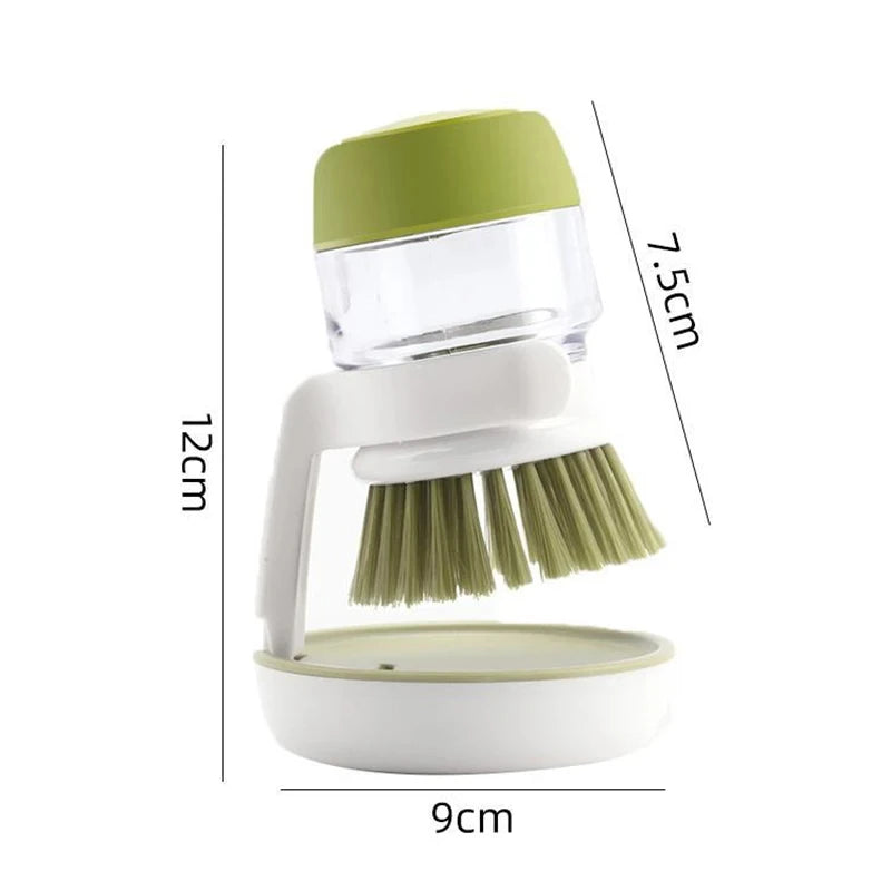 Kitchen Scourer with Soap Dispenser | Multipurpose Brush