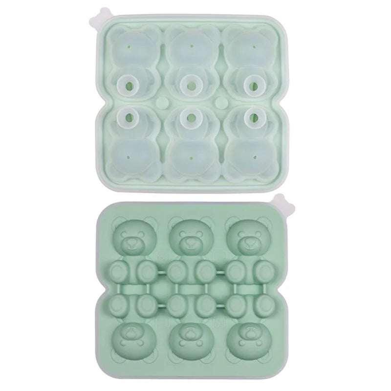 3D Teddy Bear Ice Mold