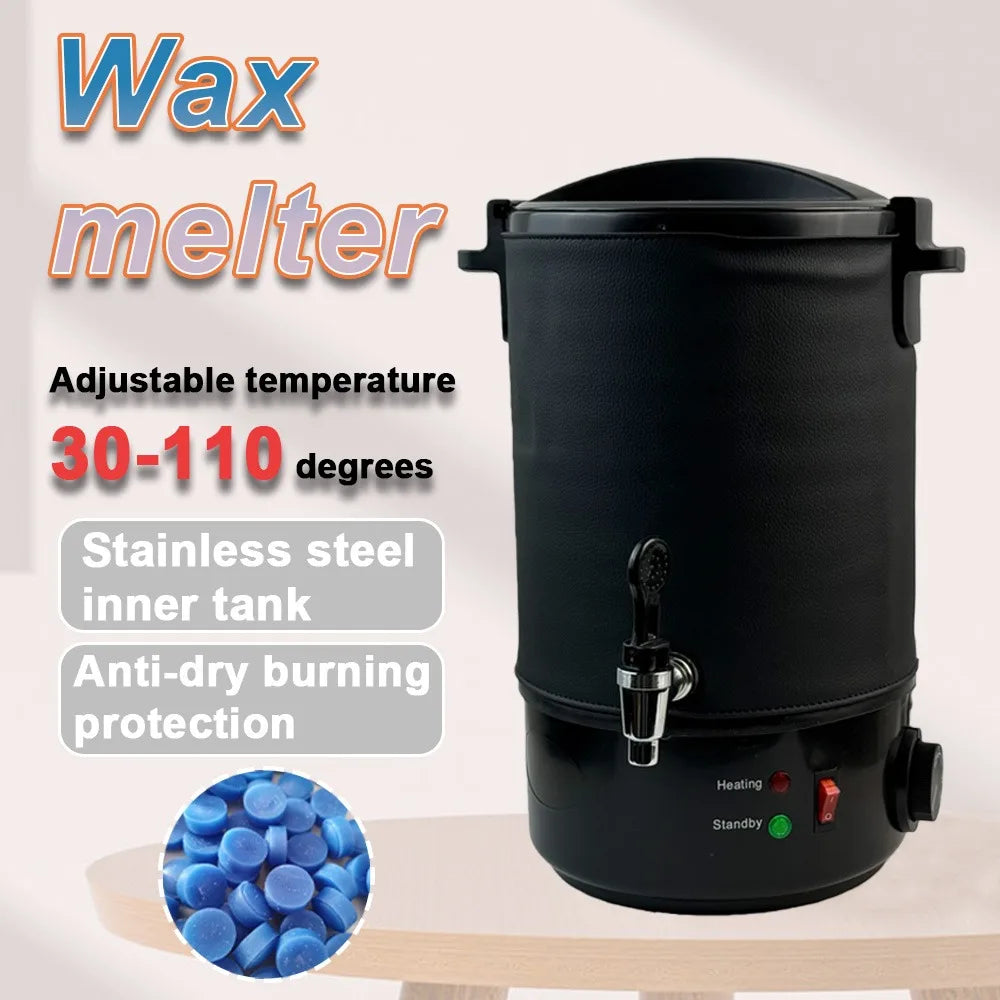 Wax Melting Pot (6/8/10L) | Stainless Steel Cauldron, Smokeless | for Making Candles, Soap, Creams | Home and Craft Supplies