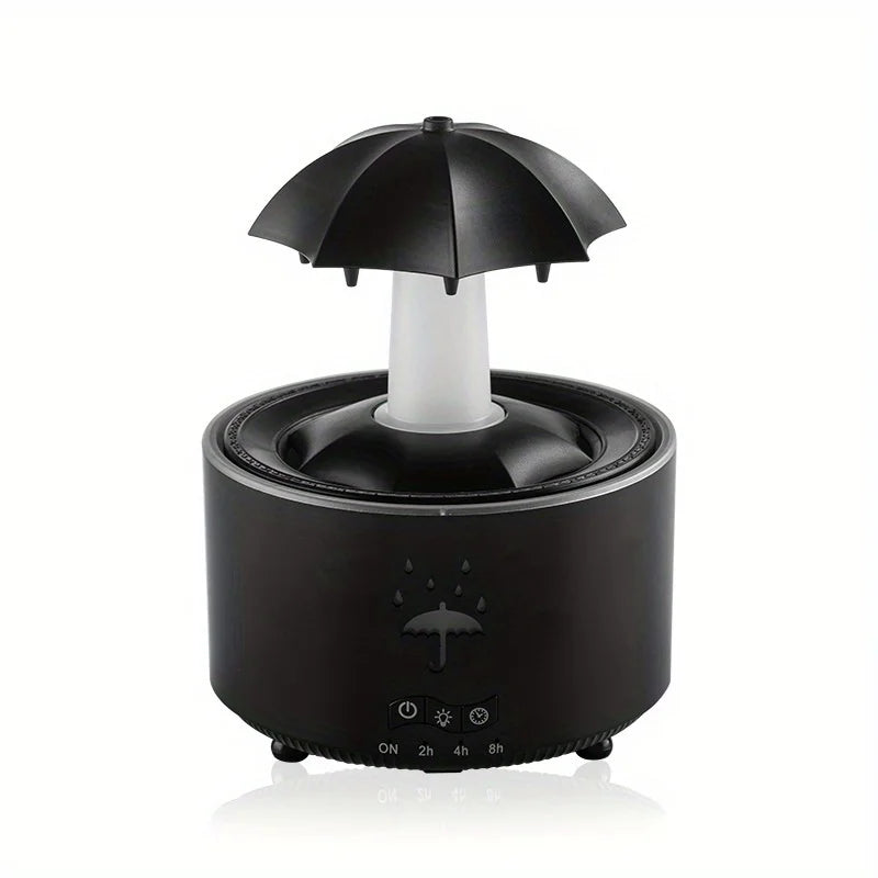 Umbrella Humidifier | Rotating Mist Rainbow Light