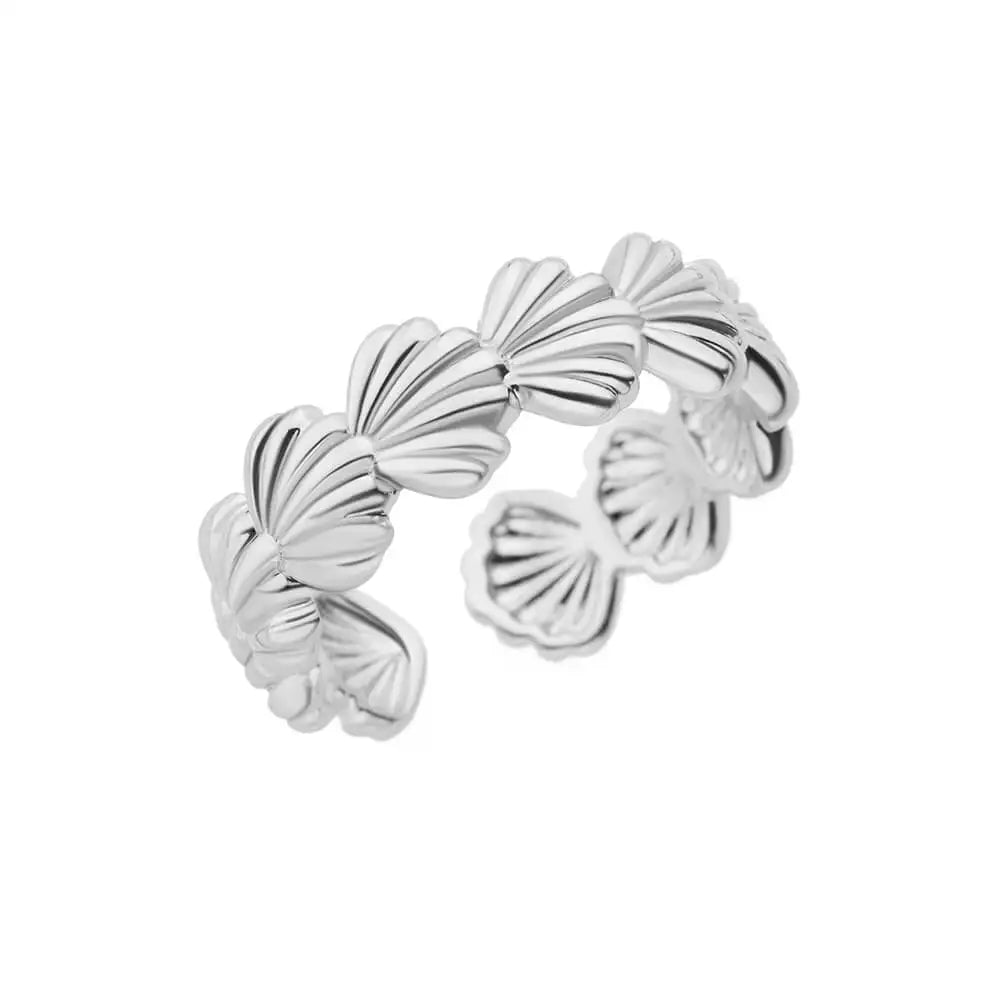 Stainless Steel Ring. Gold Finish. Classic Luxury Design