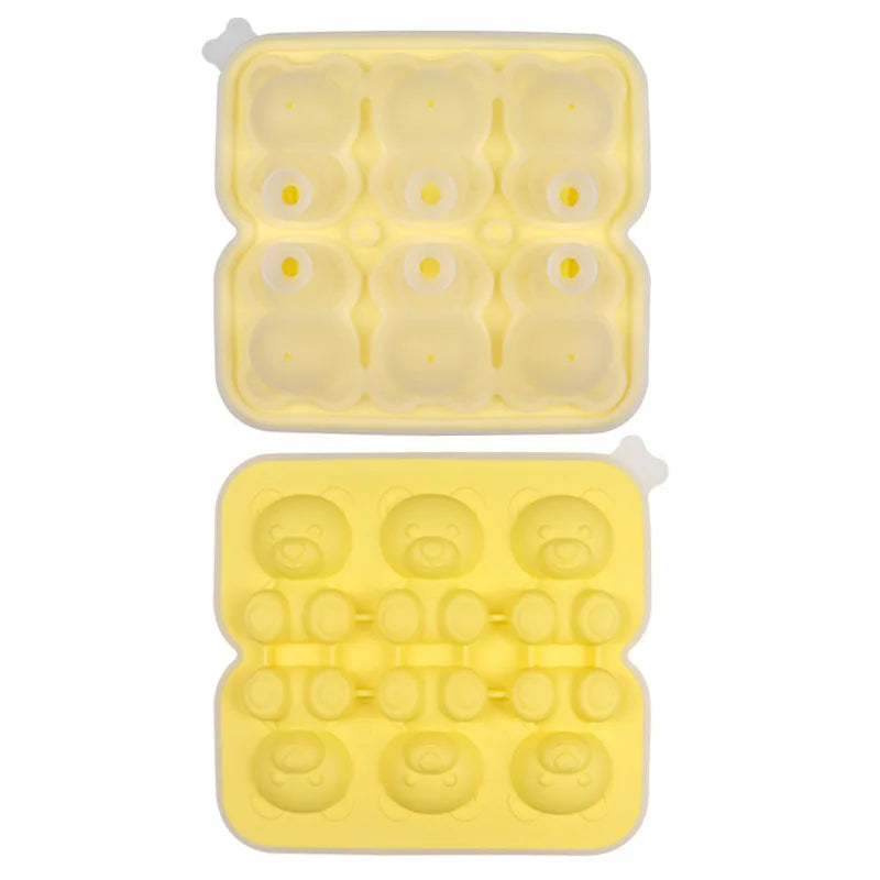 3D Teddy Bear Ice Mold