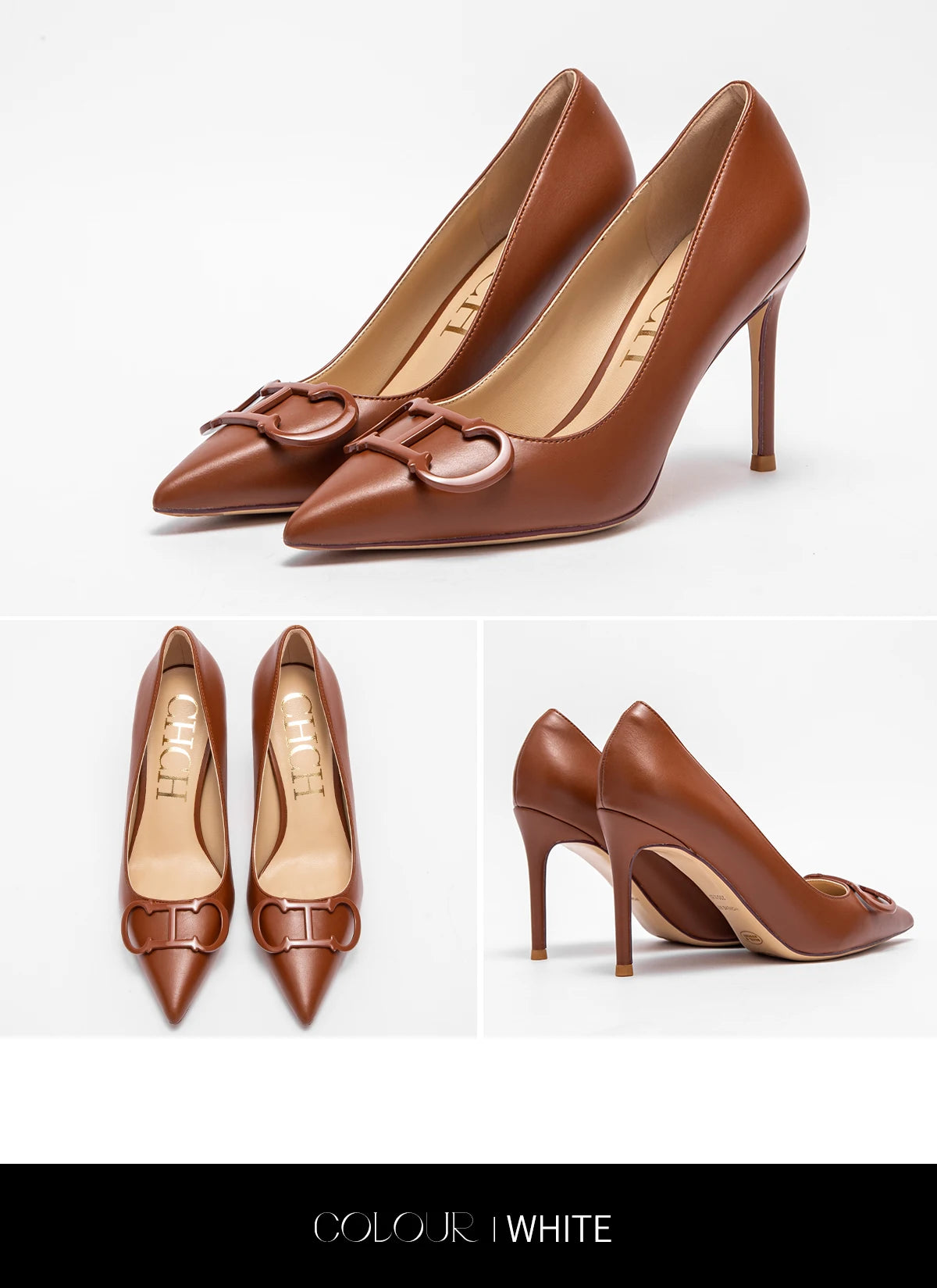 Women's Pointed Toe High Heels | Elegant Buckle Party Shoes