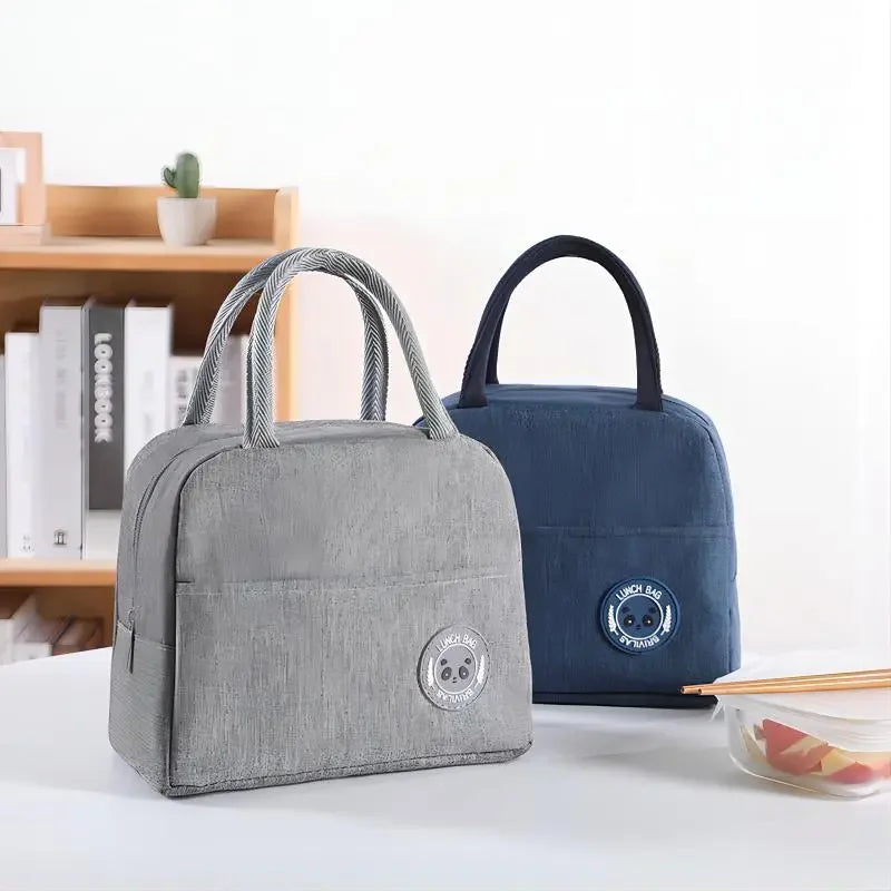 Insulated Bento Lunch Bag with Aluminum Foil Lining