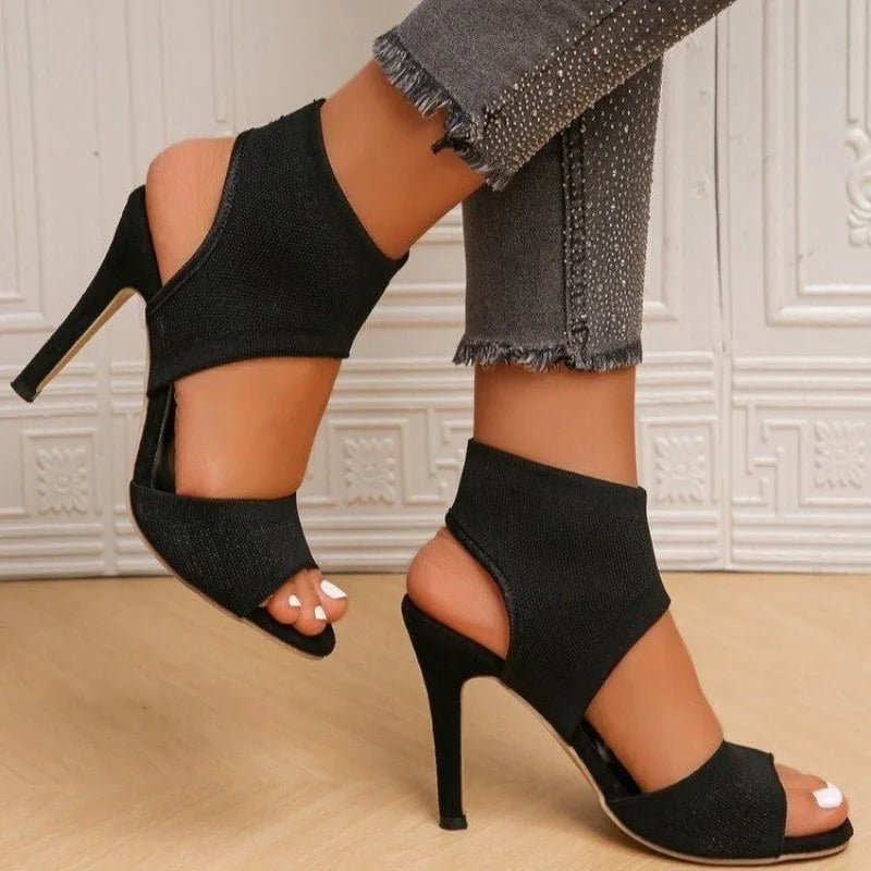 Women’s high heel sandals elegant design